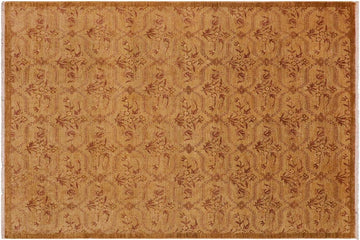 handmade Transitional Kafkaz Chobi Ziegler Green Brown Hand Knotted RECTANGLE 100% WOOL area rug 9 x 12